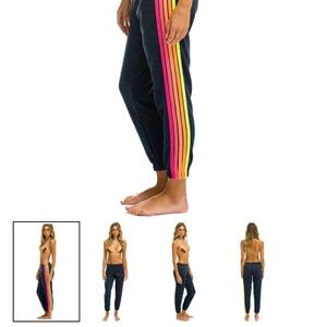 Rainbow Stripe Joggers